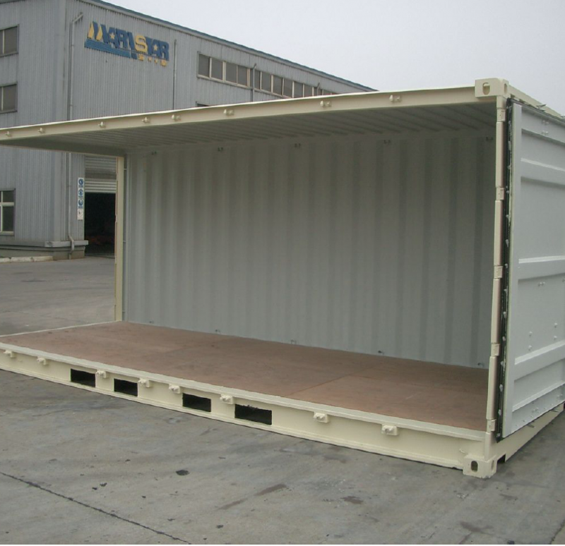 40ft New High Cube Open Side Shipping Container
