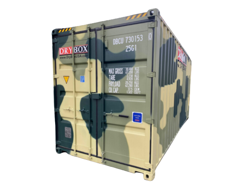 20ft New Shipping Container: CAMO