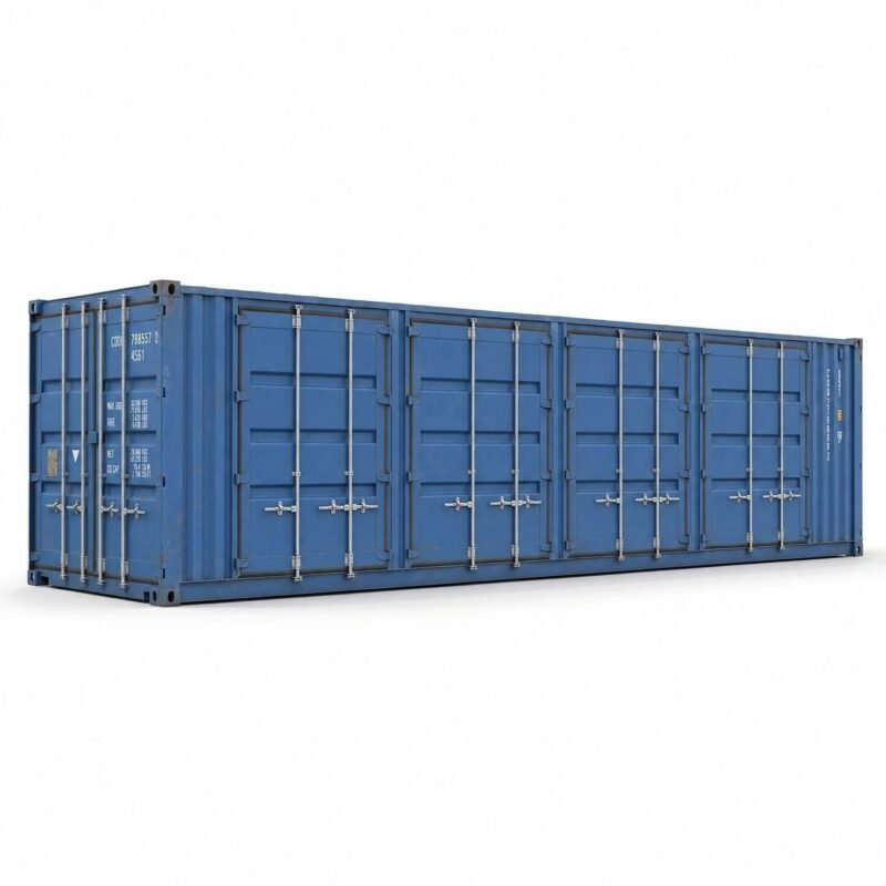40ft Side Door Container – Used – Blue