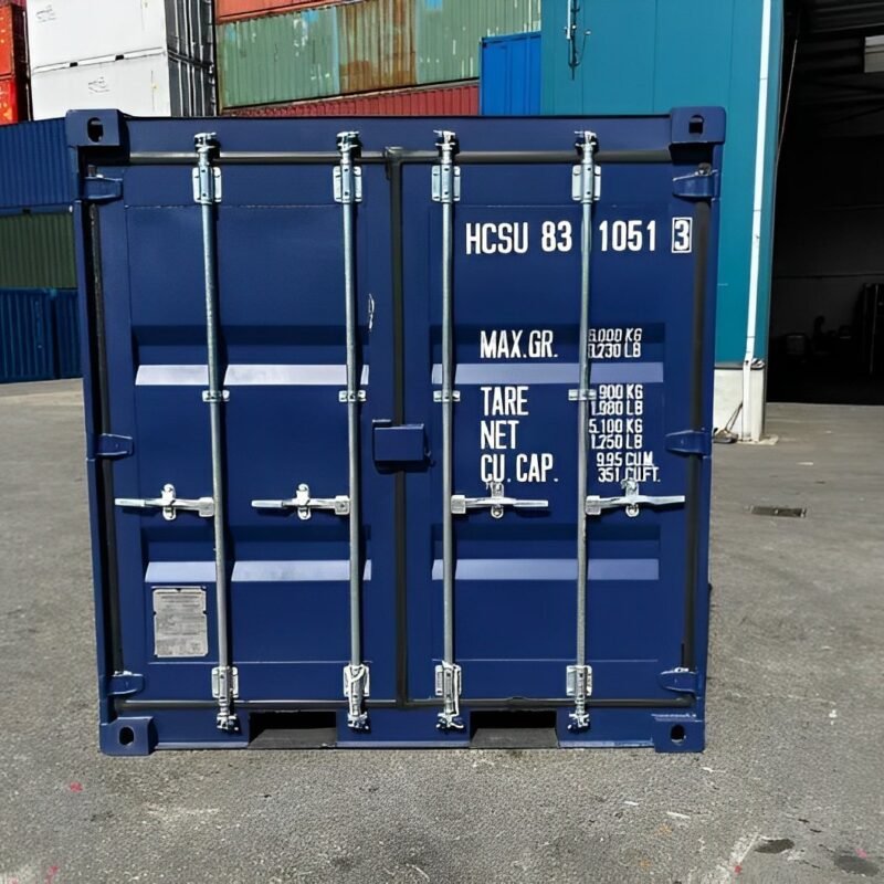 8Ft Shipping Container One Trip (Blue)