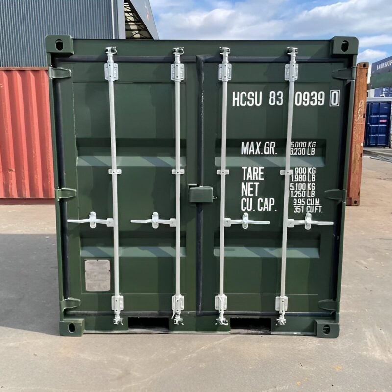 8Ft One Trip Shipping Container (Green)
