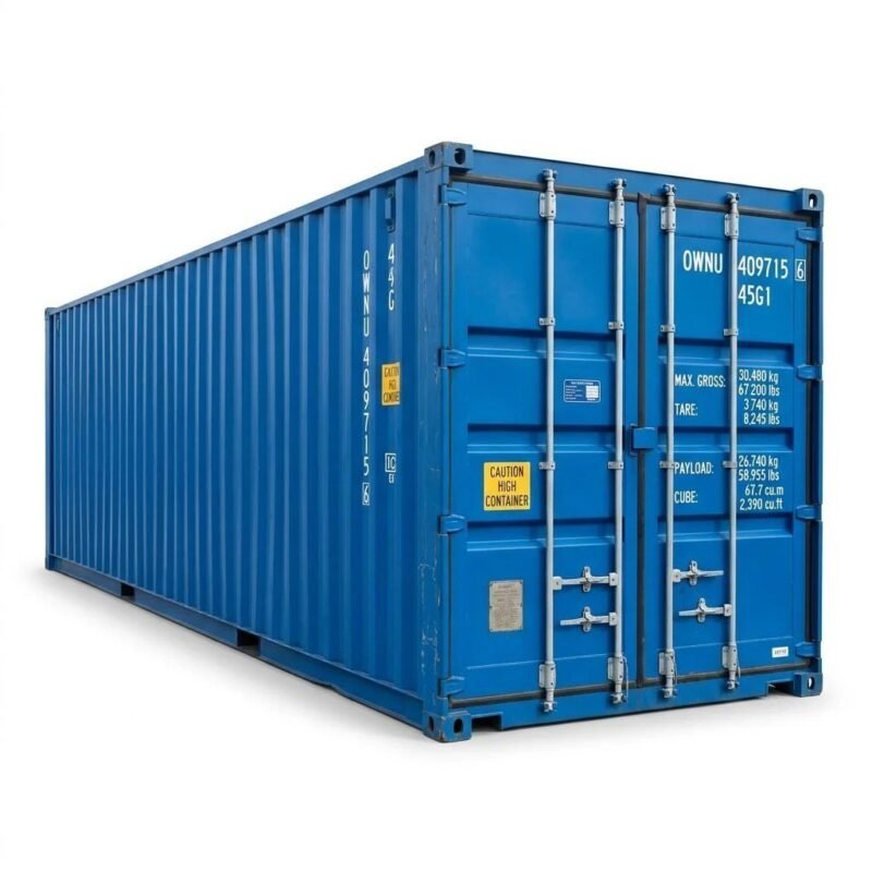 40ft One-Trip Container – One-Trip – Blue