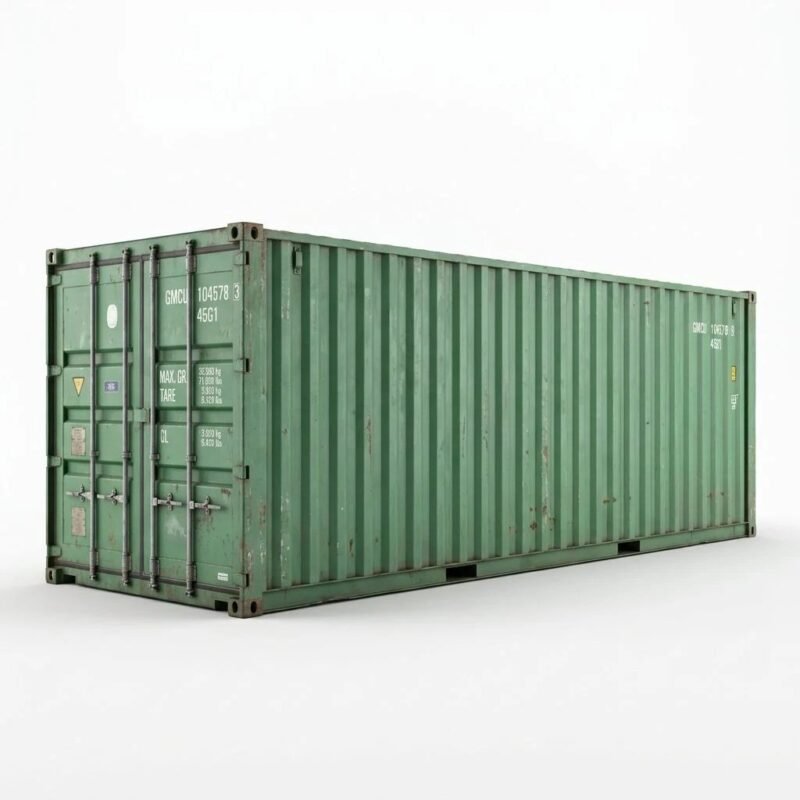 40ft Used Shipping Container – Used – Green