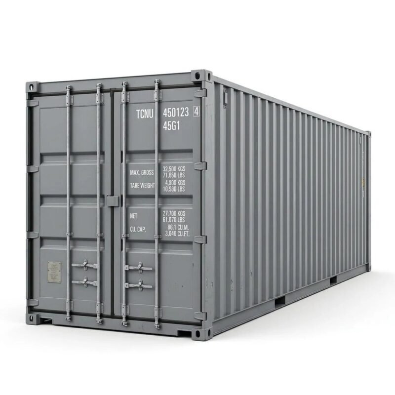 45ft HC 45ft High Cube One-Trip Container – One-Trip – Gray