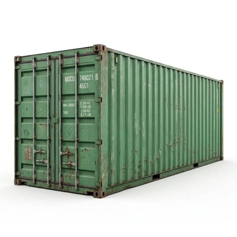 40ft High Cube Standard Container – Used – Green