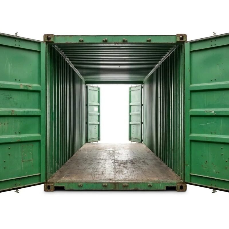 20ft Double Door Tunnel Container – Used – Green