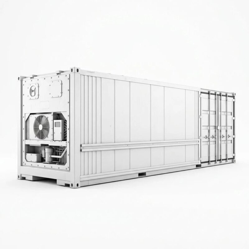 40ft Blast Freezer Container – Used – White