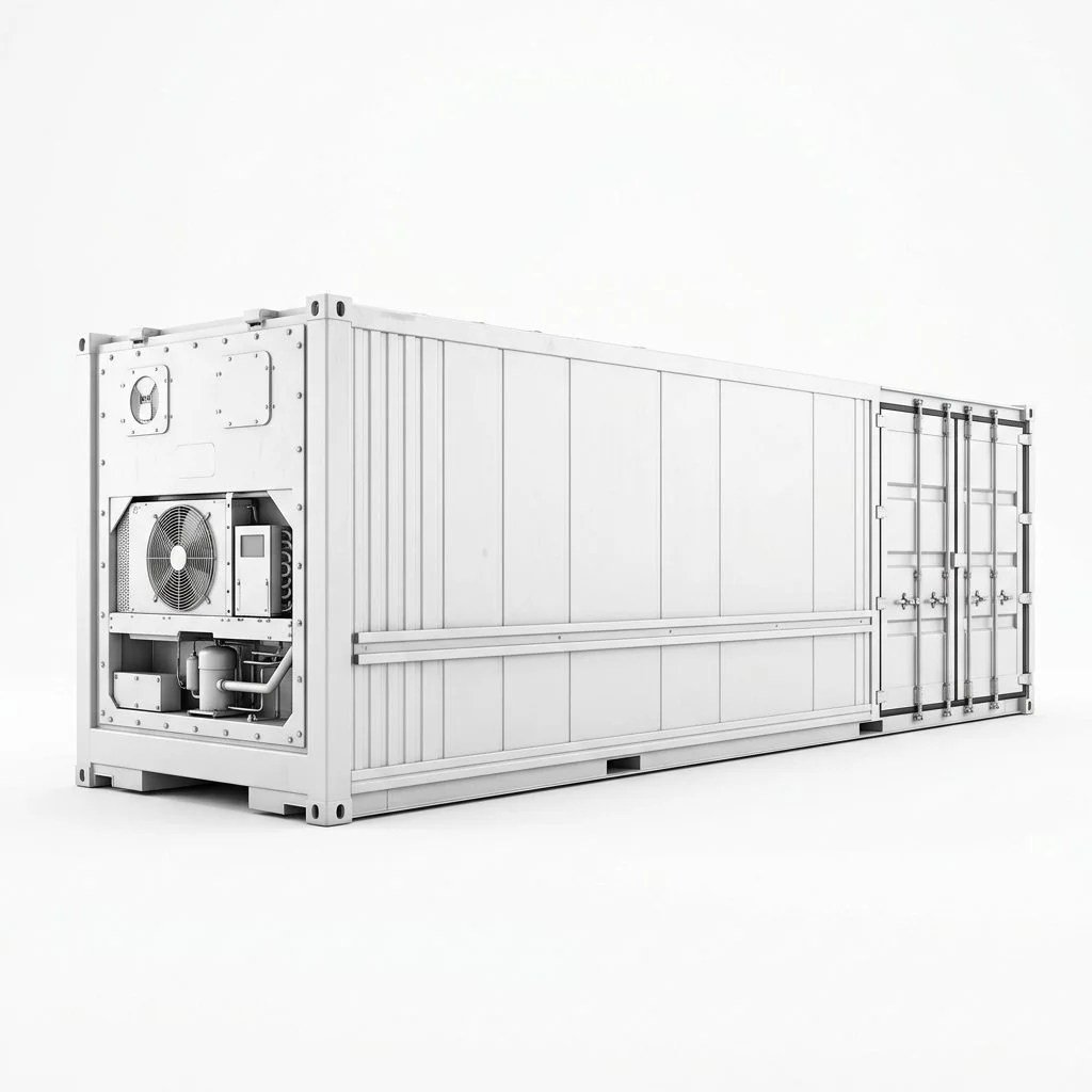 40ft Blast Freezer Container – Used – White
