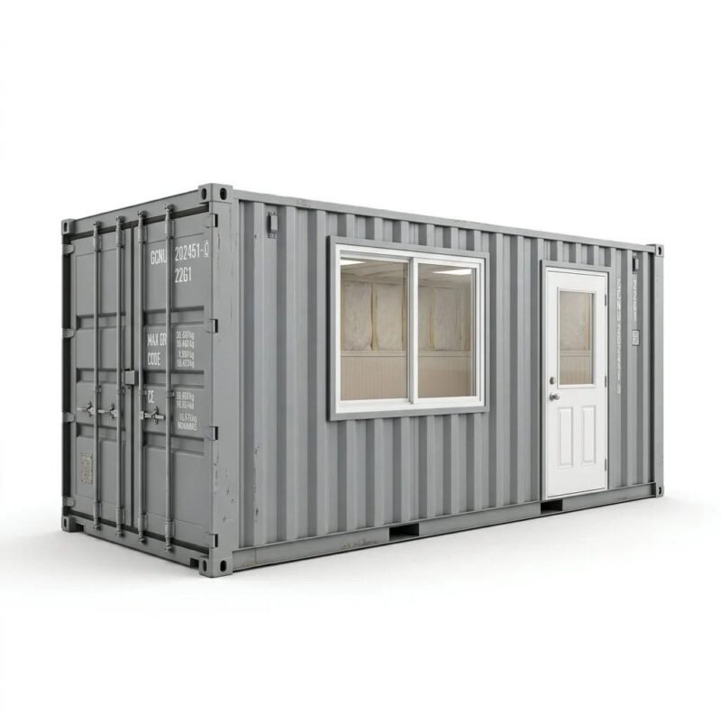 20ft Container Office – Converted – Gray