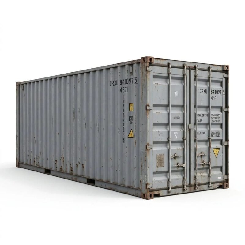 40ft Used Shipping Container – Used WWT – Gray