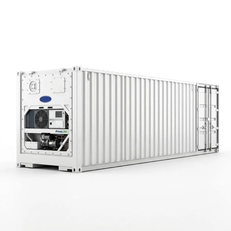 40ft High Cube New Reefer Container – One-Trip – White