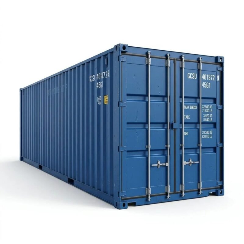 40ft One-Trip Shipping Container – One-Trip – Blue