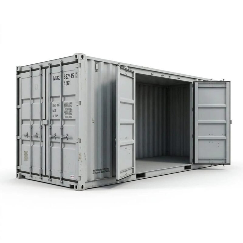 40ft Open Side Container – Used – Gray