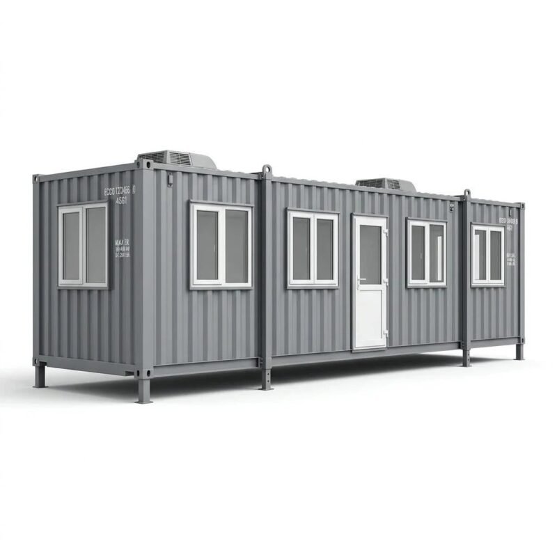 40ft Jackleg Office Cabin – Converted Cabin – Gray