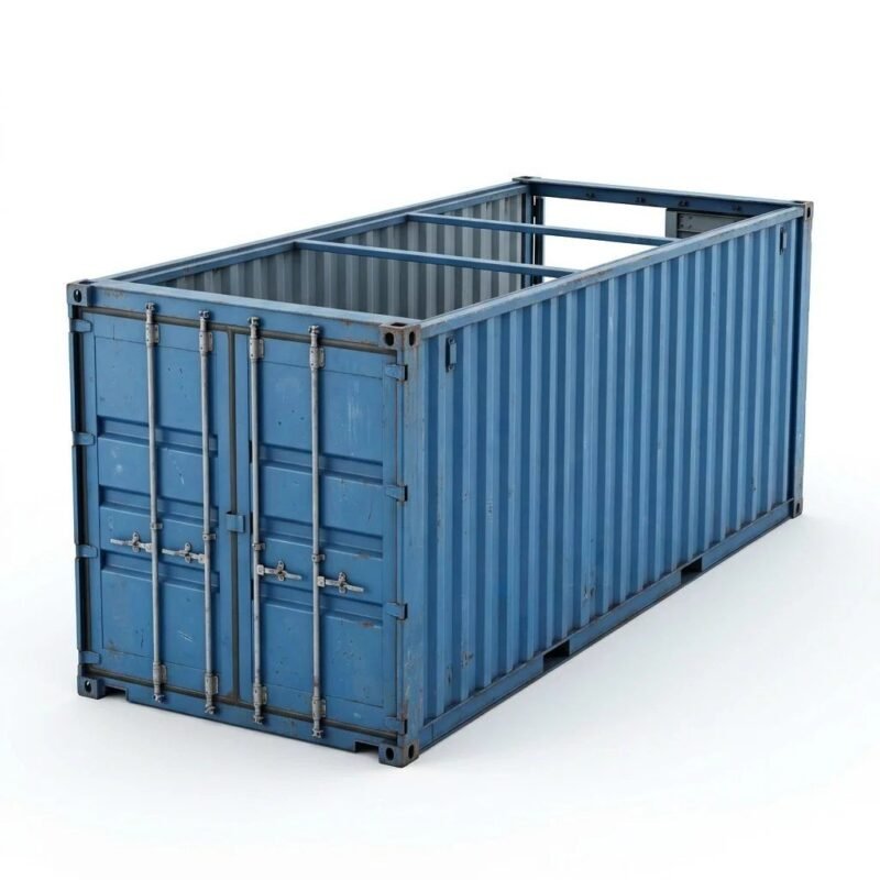 20ft Open Top Container – Used – Blue