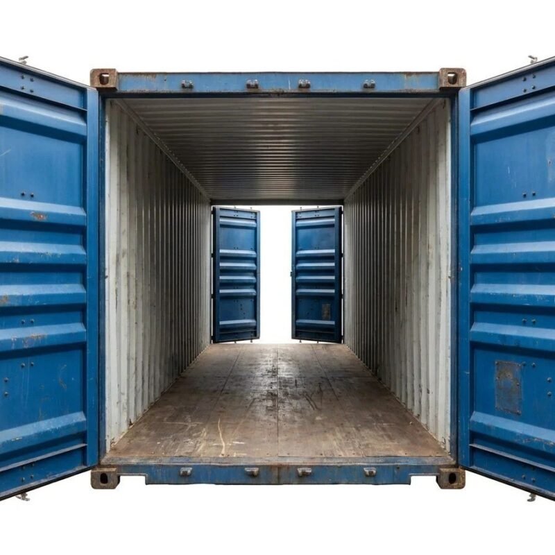 40ft High Cube Double Door Container – Used – Blue