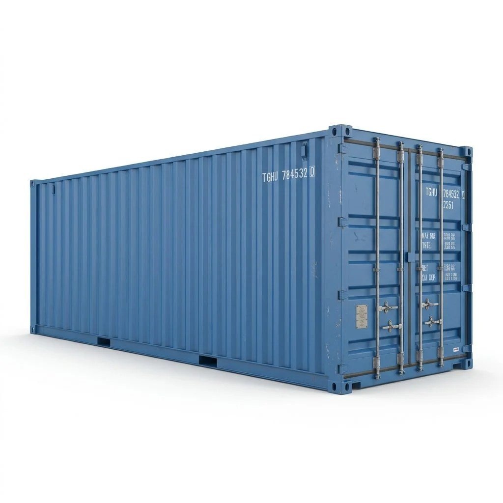 40ft High Cube Container – One-Trip – Blue
