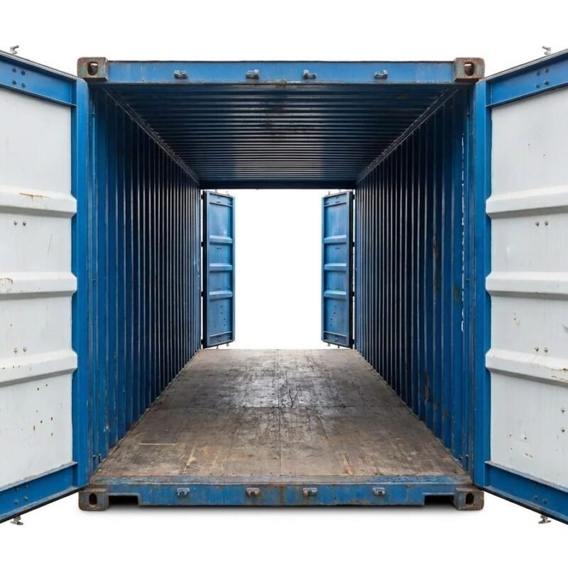 20ft Double Door Tunnel Container – Used – Blue