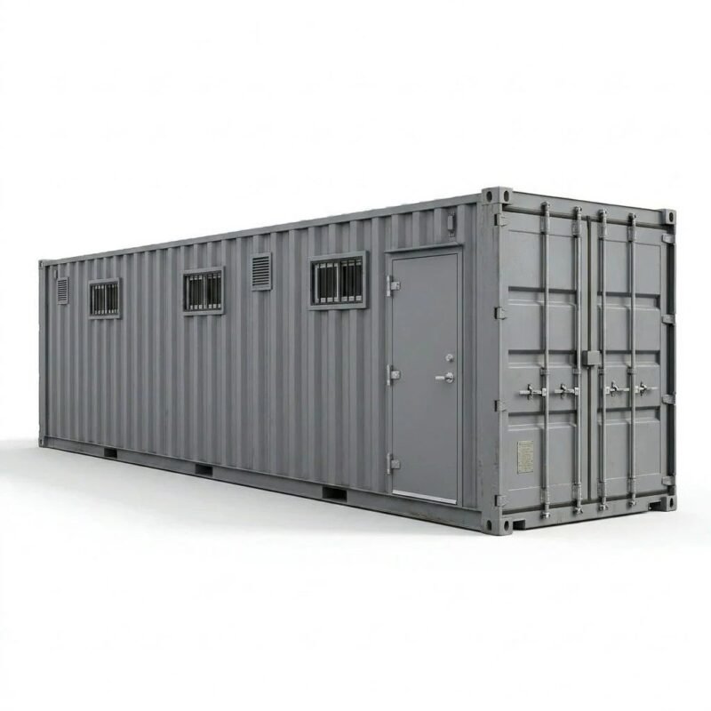 40ft Container Workshop – Modified – Gray