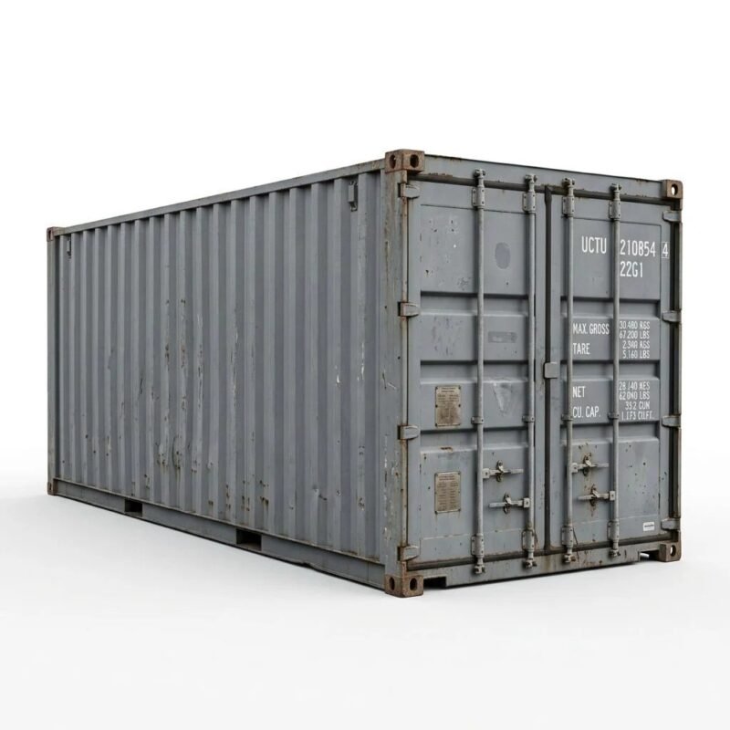 20ft Used Wind & Watertight Container – Used WWT – Gray