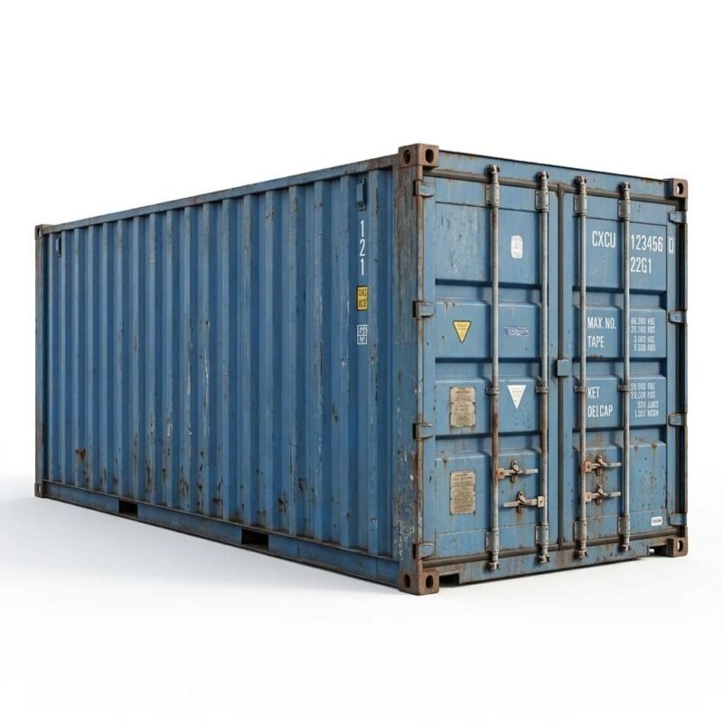20ft Used Shipping Container – Used – Blue