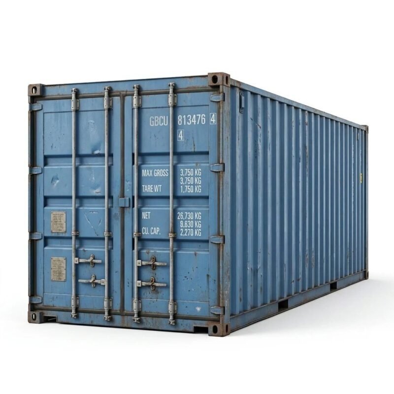 40ft Standard Dry Container – Used Cargo-Worthy – Blue
