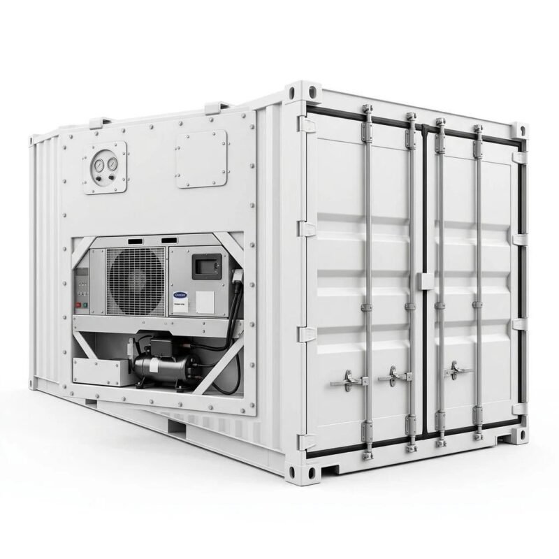20ft New One-trip Reefer Container – One-Trip – White
