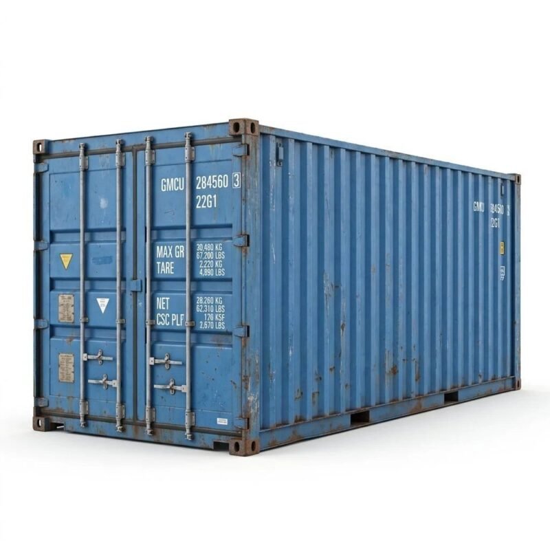 20ft Used Wind & Watertight Container – Used WWT – Blue