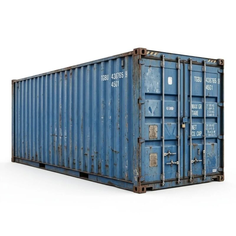 40ft High Cube Container – Used – Blue