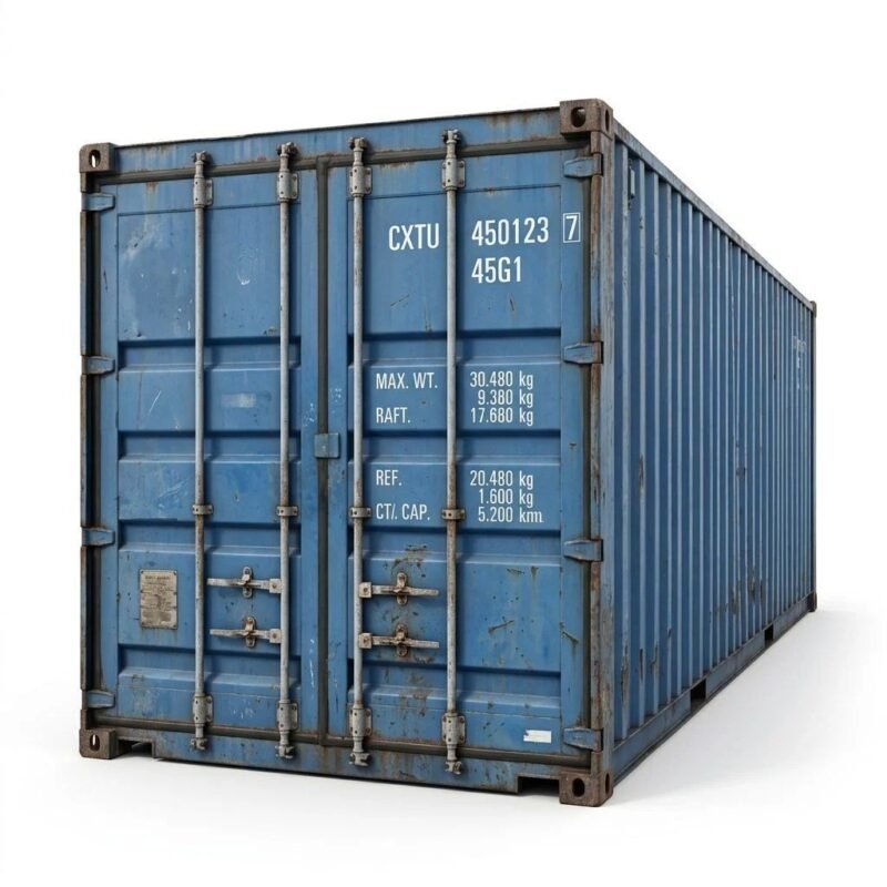 40ft High Cube Standard Container – Used – Blue