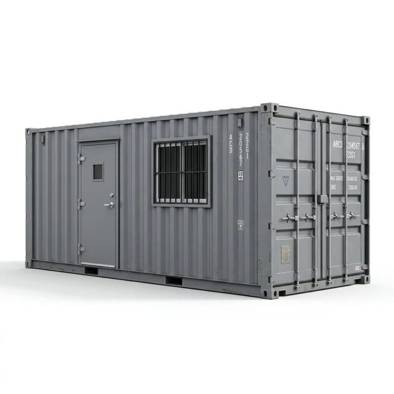 20ft Container Workshop – Modified – Gray