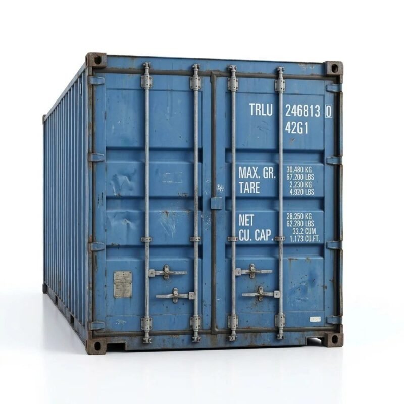 20ft Standard Dry Container – Used Cargo-Worthy – Blue