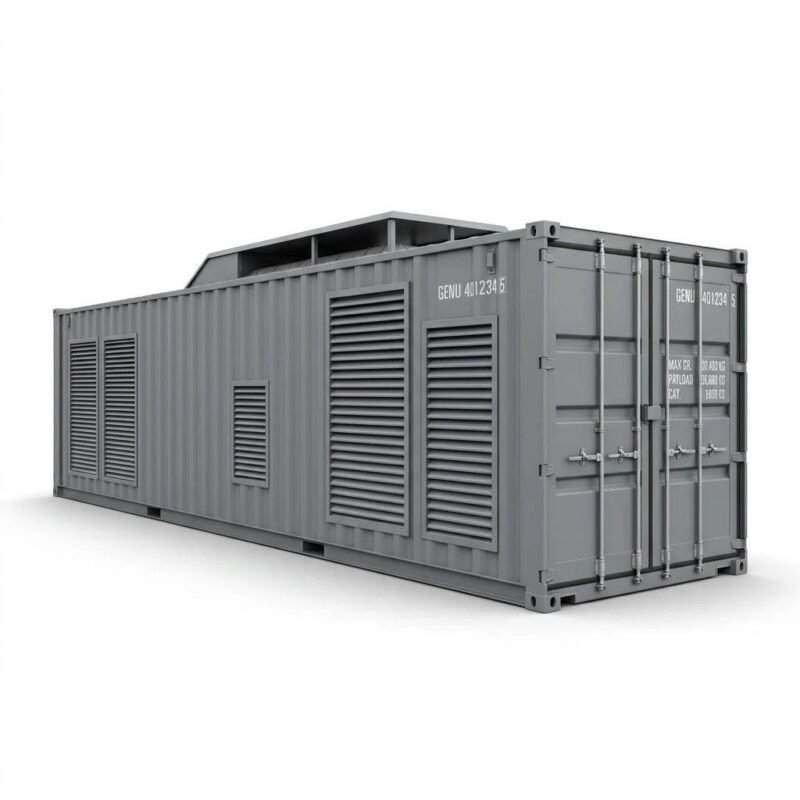 40ft Generator Container – Modified – Gray